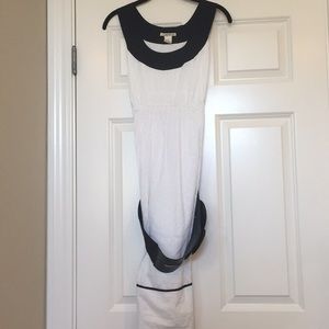 White Eyelet KENZIE Dress w/ Optional Belt, Sz 10.